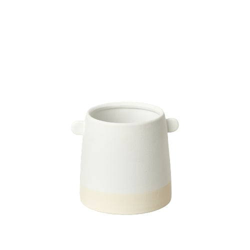 5 inch Knob Cylinder Pot Green Memento